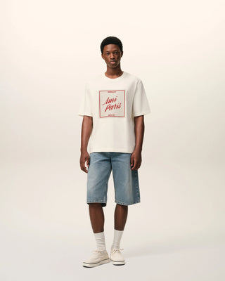 Heritage Print Teeshirt - Blanc Creme