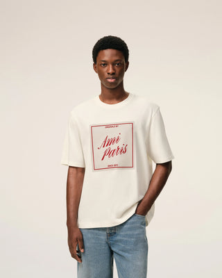 Heritage Print Teeshirt - Blanc Creme