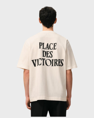 Boxy Fit Short Sleeves ADC T-Shirt with Signature Print at Back