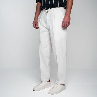 Pantalone Ondato - White
