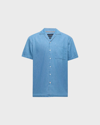 Kervin Lightweight Denim Women Shirt - Denim Blue