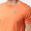 Mens Crew Neck Jersey T-shirt - Jaffa Orange A11