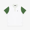 Men's Green Sleeves and Neck Polo Shirt - Phantom Green A50