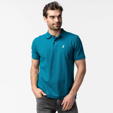 Men's Regular Fit Polo Shirt - Ocean Depths A176