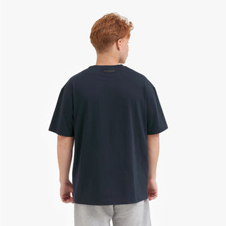 Men's Relaxed Pima Cotton T-Shirt - Dress Blue