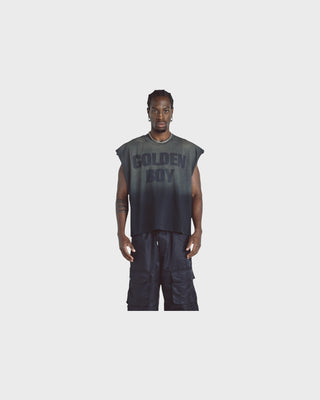 Golden Heritage Golden Boy Sleeveless T-Shirt - Faded Black