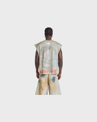 Golden Heritage Pegasus Sleeveless T-Shirt - Cream