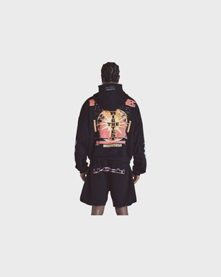 Golden Heritage Starlume Boxy Fit Hoodie - Black