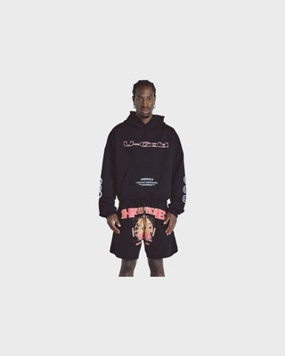 Golden Heritage Starlume Boxy Fit Hoodie - Black