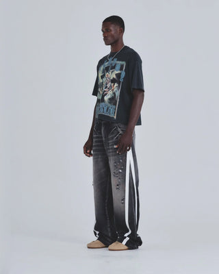 Holy State Divinity Boxy Fit Tshirt - Vintage Black