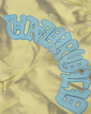 Holy State UNDRGLD Destroyed Shorts - Aged Yellow