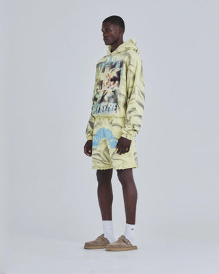 Holy State UNDRGLD Destroyed Shorts - Aged Yellow