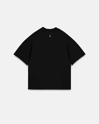 Line Basic Label Boxy Fit Tshirt - Black