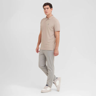 Men's Regular Fit Polo Shirt Simply Taupe A11