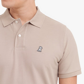 Men's Regular Fit Polo Shirt Simply Taupe A11