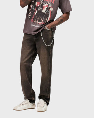 R2 Straight Leg Denim - Bark
