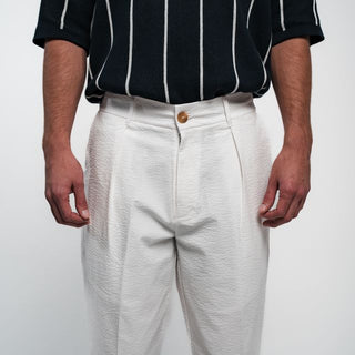 Pantalone Ondato - White
