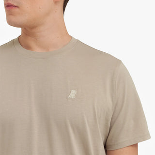 Men's Crew Neck Jersey T-Shirt Simply Taupe A297