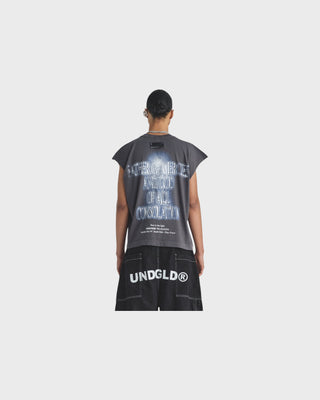 Spring Consolation Sleeveless T-Shirt - Vintage Gray