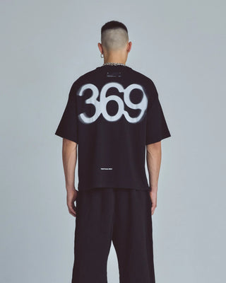 Stardust Code Boxy Fit T-Shirt - Black