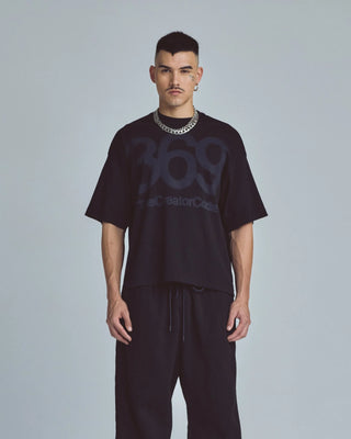 Stardust Code Boxy Fit T-Shirt - Black