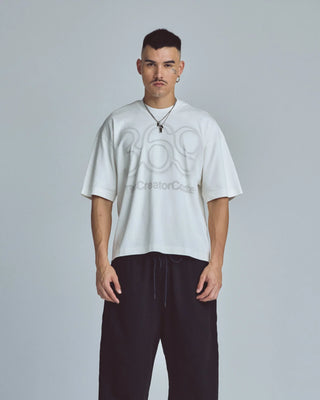 Stardust Code Boxy Fit T-Shirt - White