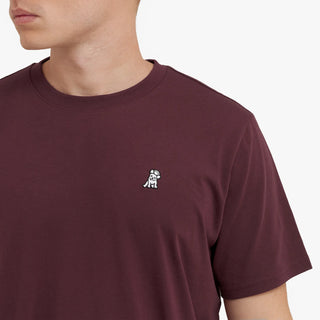Men's Crew Neck Jersey T-Shirt Tawny Port A11