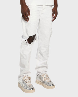 Knee Blowout - White