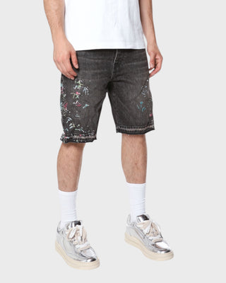 Splatter Embroidery - Black