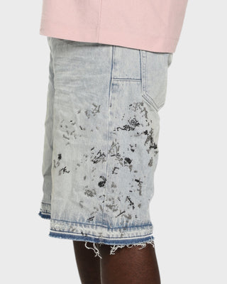 Beaded Splatter - LT Indigo