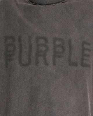 Textured Inside Out Tee - Black