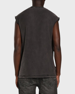 Sequin Script Tee - Black