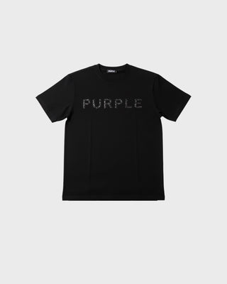 Textured Jersey SS Tee - Black