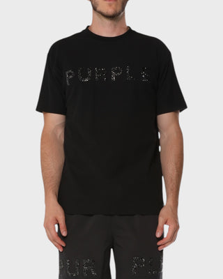 Textured Jersey SS Tee - Black