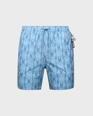 Toby All Over Print Swim Trunk Glacier Lake
