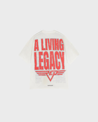 Represent Living Legacy T-Shirt Washed Ecru