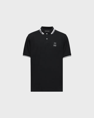 Chris Performance Pique Polo - Black