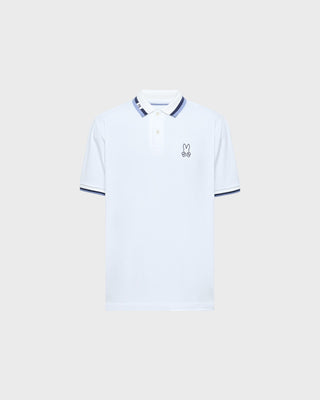 Chris Performance Pique Polo - White