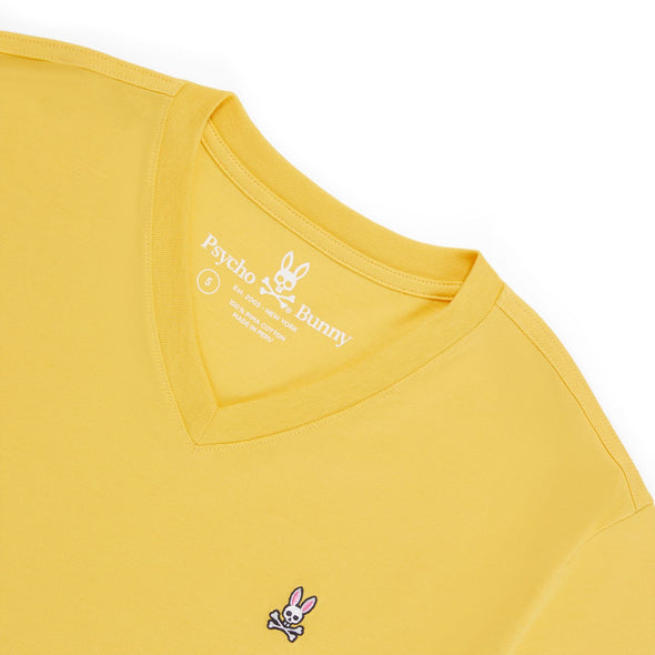 Men's Classic V Neck Tee - Sunburst Yellow