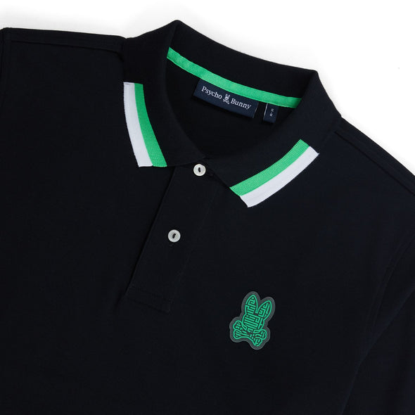 Men's Pisani Pique Fashion Polo - Black