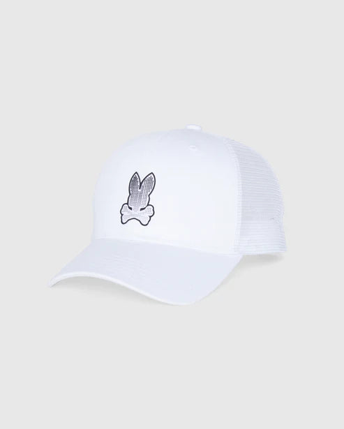 Men's Strype Trucker Cap - White