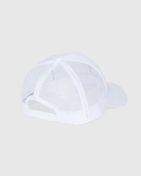 Men's Strype Trucker Cap - White