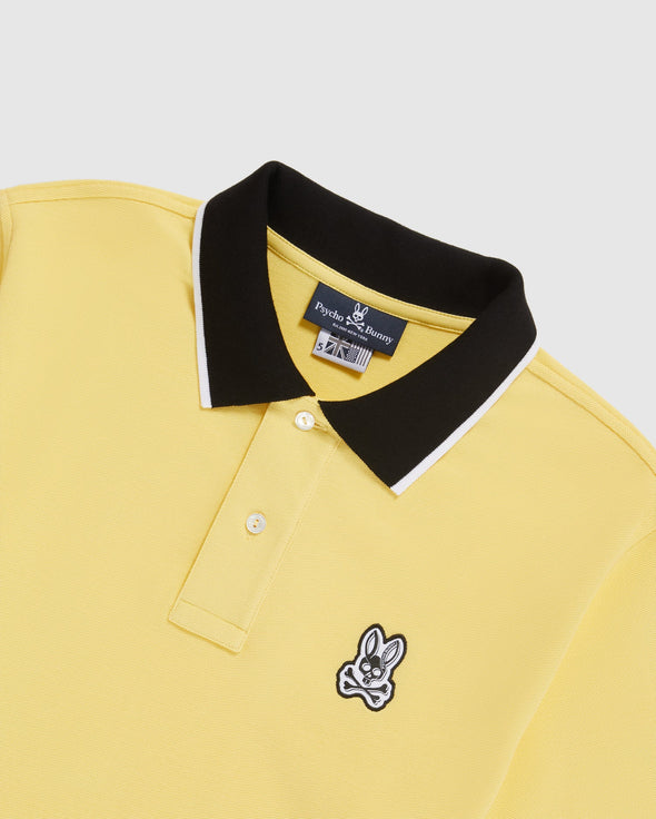 Men's Serge Pique Fashion Polo - Custard