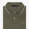 Men's Glow In The Dark Polo- Burnt Olive A156