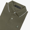 Men's Glow In The Dark Polo- Burnt Olive A156