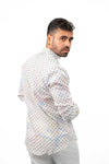 Eight-X L/S Shirt- Linen Multi Flower