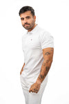 Serge Blanco Polo Pique- Blanc