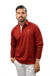 Serge Blanco Polo- Manches Longues Rouge Red
