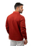 Serge Blanco Polo- Manches Longues Rouge Red