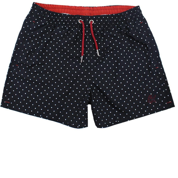Black Dot Print Trunks